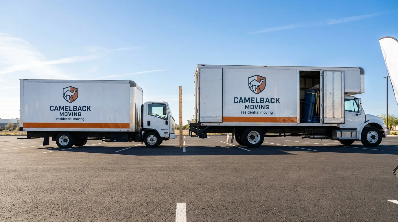 Moving truck size capacity guide in Astoria